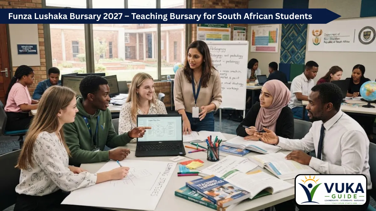 South African student teachers studying for the Funza Lushaka Bursary Programme