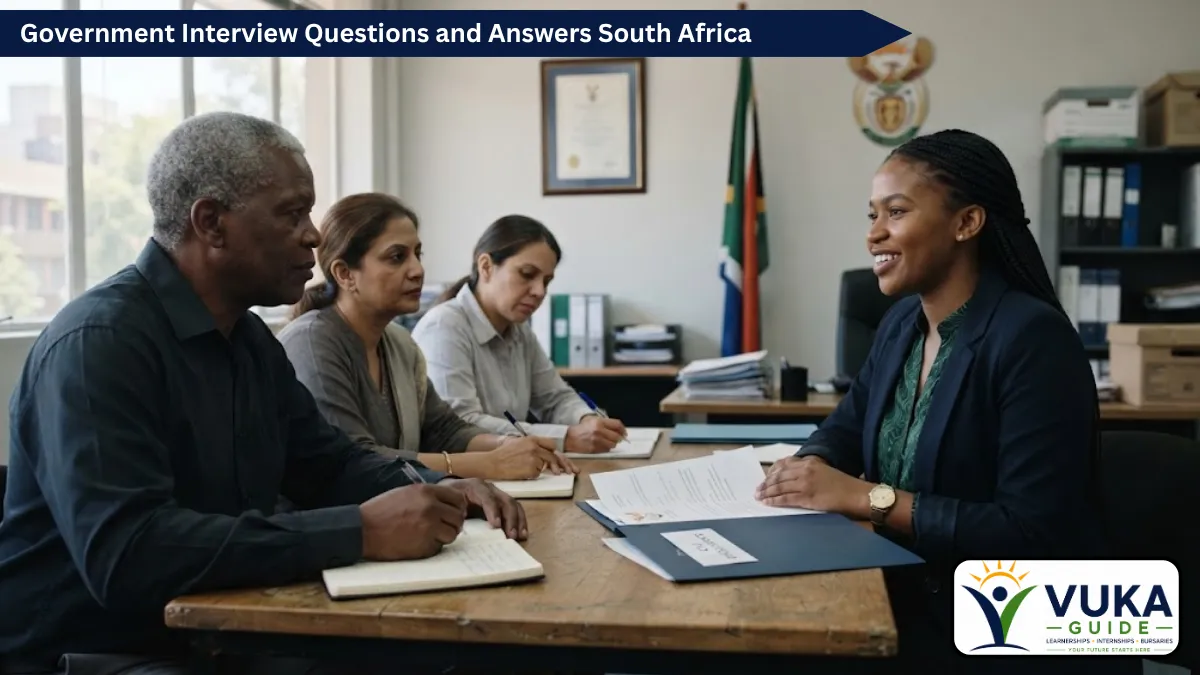 Government interview questions and answers for South African job seekers