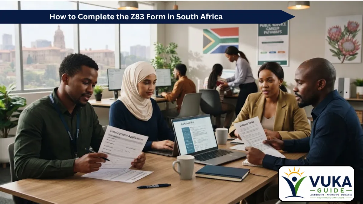 How to complete the Z83 form for South African government job applications